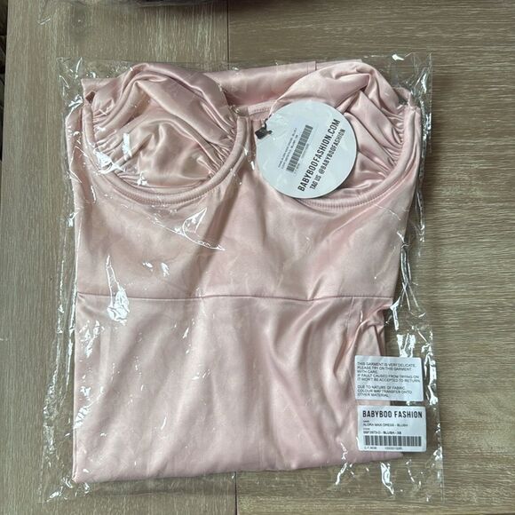 BABYBOO ALORA MAXI DRESS - BLUSH XS NWT in packaging - Picture 4 of 5